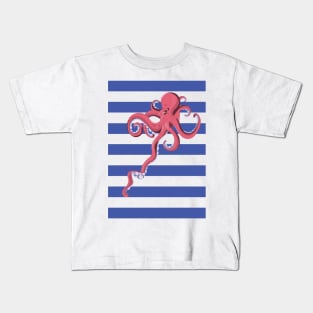 Nautical Squid Kids T-Shirt